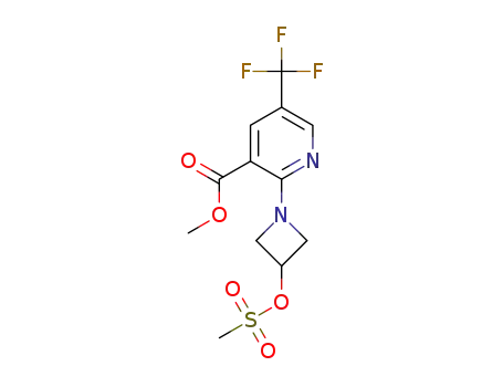 methyl 2-(3-((methylsulfonyl)oxy)azetidin-1-yl)-5-(trifluoromethyl)nicotinate