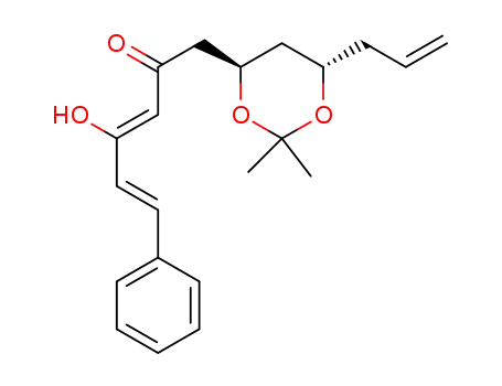 (3Z,5E)-1-[(4R,6S)-6-allyl-2,2-dimethyl-1,3-dioxan-4-yl]-4-hydroxy-6-phenylhexa-3,5-dien-2-one