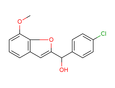 2-Benzofuranmethanol, alpha-(4-chlorophenyl)-7-methoxy-