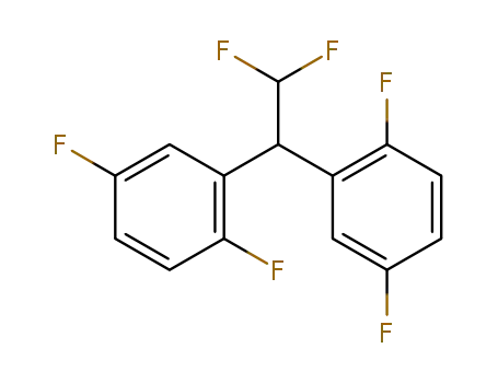 Molecular Structure of 1314534-92-3 (1,1-difluoro-2,2-bis(2',5'-difluorophenyl)ethane)