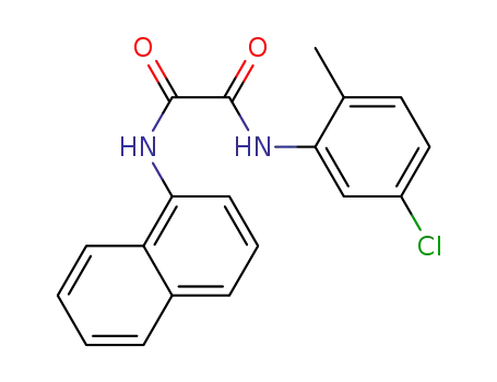 N-(5-chloro-2-methyl-phenyl)-N'-(naphthalen-1-yl)oxalamide