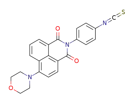 4-morpholinyl-1,8-naphthalimide-phenylisothiocyanate