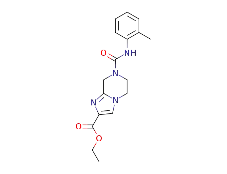 ethyl 7-(o-tolylcarbamoyl)-5,6,7,8-tetrahydroimidazo[1,2-a]pyrazine-2-carboxylate