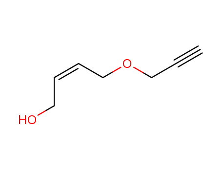 Molecular Structure of 194858-40-7 (2-Buten-1-ol, 4-(2-propynyloxy)-, (2Z)-)