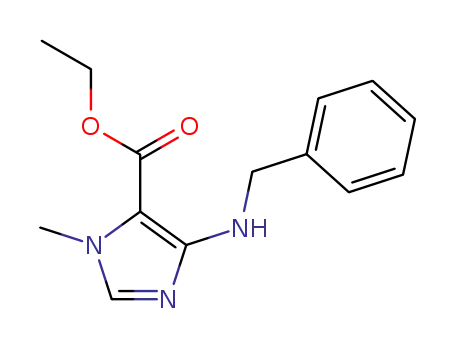 ethyl 4-(benzylamino)-1-methylimidazole-5-carboxylate