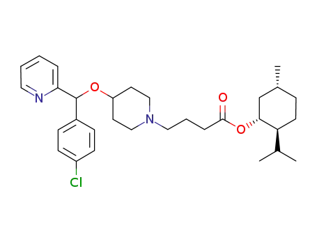Molecular Structure of 1092777-15-5 ((R/S)-bepotastine L-menthyl ester)