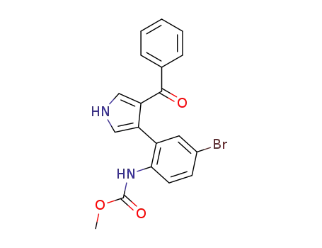 methyl (2-(4-benzoyl-1H-pyrrol-3-yl)-4-bromophenyl)carbamate