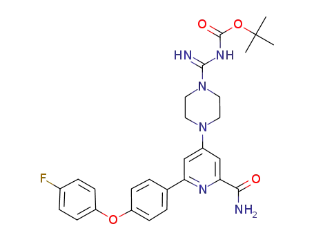 C<sub>28</sub>H<sub>31</sub>FN<sub>6</sub>O<sub>4</sub>