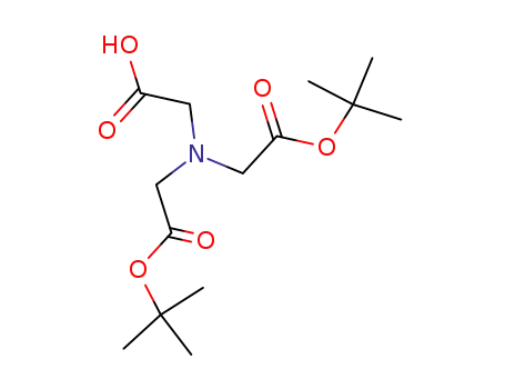 Molecular Structure of 171557-31-6 ((BIS-TERT-BUTOXYCARBONYLMETHYL-AMINO)-ACETIC ACID)