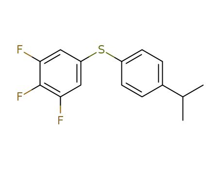 Molecular Structure of 1229514-34-4 ((3,4,5-trifluorophenyl)-4-isopropylphenylsulfide)