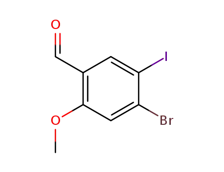 4-bromo-5-iodo-2-methoxybenzaldehyde