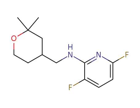 N-((2,2-dimethyltetrahydro-2H-pyran-4-yl)methyl)-3,6-difluoropyridin-2-amine