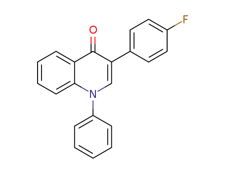 Molecular Structure of 1258792-57-2 (3-(4-fluorophenyl)-1-phenylquinolin-4(1H)-one)