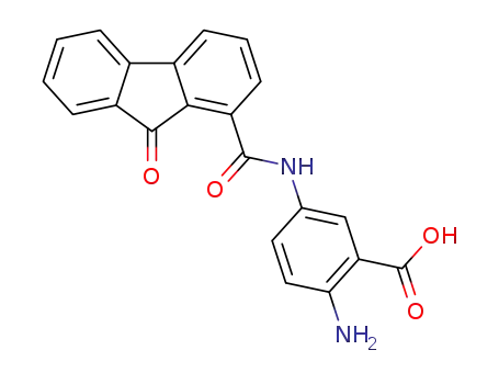 2-amino-5-(9-oxo-9H-fluorene-1-carboxamido)benzoic acid