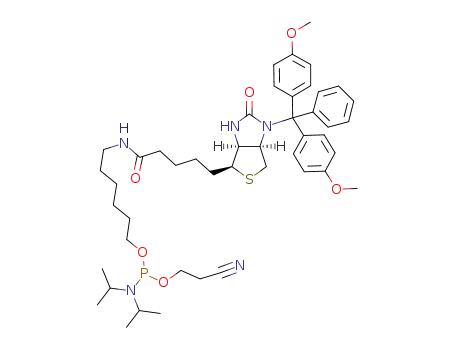 Molecular Structure of 135137-87-0 (BIOTIN AMIDITE)