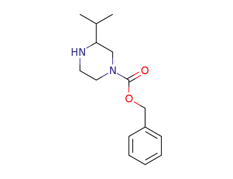 Molecular Structure of 1529801-17-9 (benzyl 3-isopropylpiperazine-1-carboxylate)