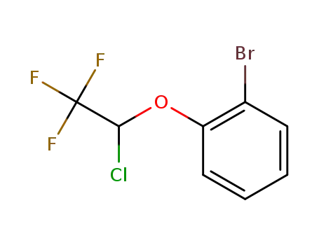 Molecular Structure of 1415703-83-1 (1-bromo-2-(1-chloro-2,2,2-trifluoroethoxy)benzene)