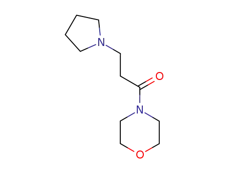 Molecular Structure of 99991-64-7 (1-morpholino-3-(pyrrolidin-1-yl)propan-1-one)