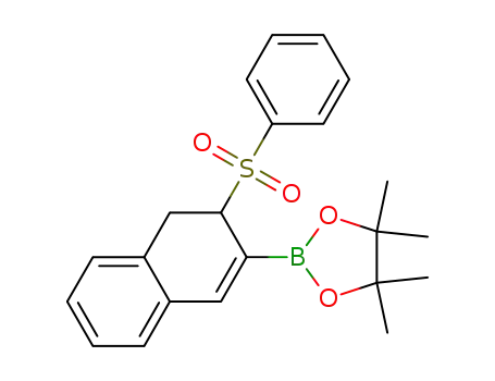 4,4,5,5-tetramethyl-2-(3-(phenylsulfonyl)-3,4-dihydronaphthalen-2-yl)-1,3,2-dioxaborolane