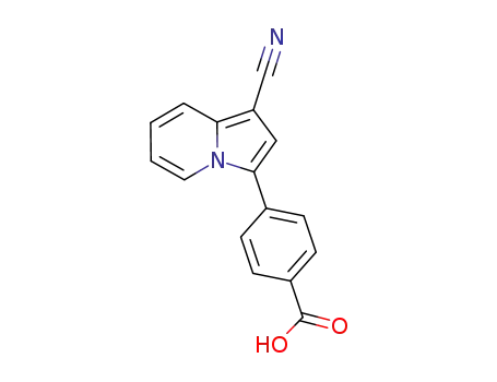 4-(1-cyanoindolizine-3-yl)benzoica acid