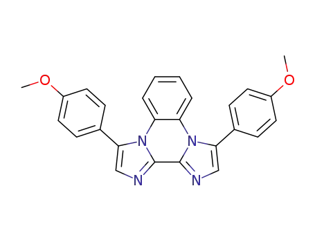 3,10-di(4-methoxylphenyl)diimidazo[1,2-a:2',1'-c]quinoxaline