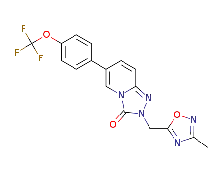 2-((3-methyl-1,2,4-oxadiazol-5-yl)methyl)-6-(4-(trifluoromethoxy)phenyl)-[1,2,4]triazolo[4,3-a]pyridin-3(2H)-one