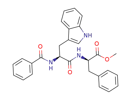 N-(N-benzoyl-L-tryptophanyl)-D-phenylalanine methyl ester