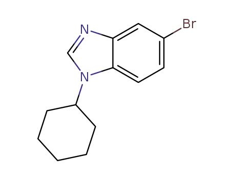 Molecular Structure of 1199773-22-2 (5-Bromo-1-cyclohexyl-1H-benzo[d]imidazole)