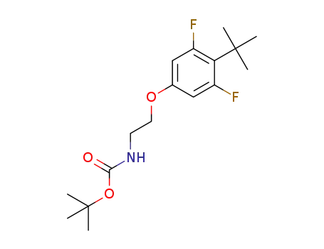 1,1-dimethylethyl(2-{[4-(1,1-dimethylethyl)-3,5-difluorophenyl]oxy}ethyl) carbamate