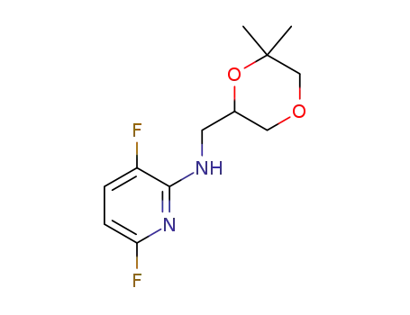 N-((6,6-dimethyl-1,4-dioxan-2-yl)methyl)-3,6-difluoropyridin-2-amine