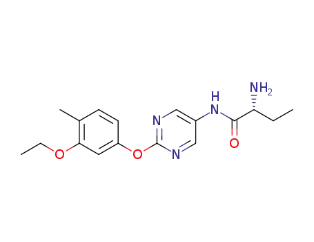 (2R)-2-amino-N-(2-{[3-(ethyloxy)-4-methylphenyl]oxy}-5-pyrimidinyl)butanamide