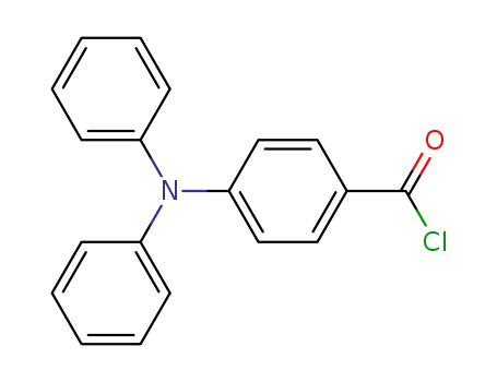 Molecular Structure of 25069-85-6 (4-(diphenylamino)benzoyl chloride)