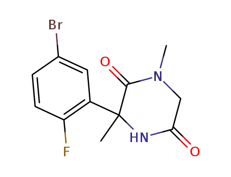 3-(5-bromo-2-fluorophenyl)-1,3-dimethylpiperazine-2,5-dione