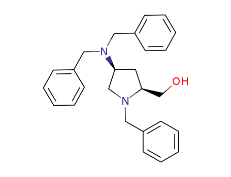 ((2S,4S)-1-benzyl-4-(dibenzylamino)pyrrolidin-2-yl)methanol
