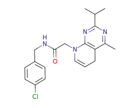 N-(4-chlorobenzyl)-2-(2-isopropyl-4-methylpyrido[2,3-d]pyrimidin-8(5H)-yl)acetamide