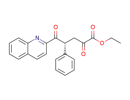 (R)-ethyl 2,5-dioxo-4-phenyl-5-(quinolin-2-yl)pentanoate