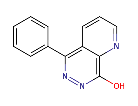 Molecular Structure of 87988-03-2 (Pyrido[2,3-d]pyridazin-8(7H)-one, 5-phenyl-)