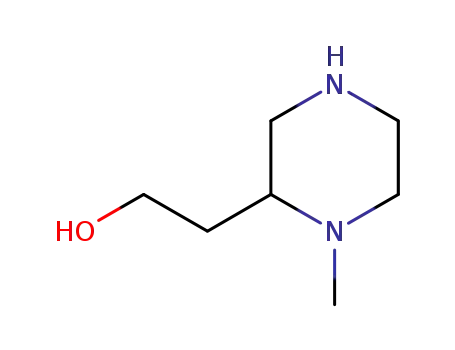 Molecular Structure of 889939-92-8 (2-(1-methylpiperazin-2-yl)ethanol)