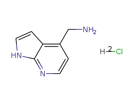Molecular Structure of 935466-77-6 ((1H-pyrrolo[2,3-b]pyridin-4-yl)methanamine hydrochloride)