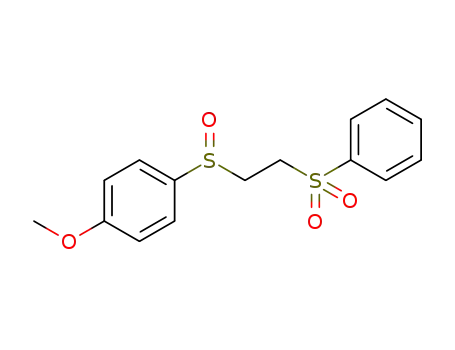2-[(4-methoxyphenyl)sulfinyl]ethyl phenyl sulfone