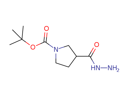 tert-butyl 3-(hydrazinecarbonyl)pyrrolidine-1-carboxylate