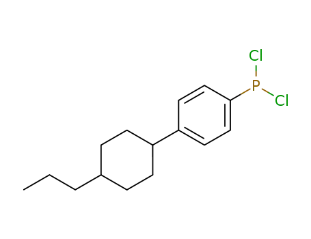 Molecular Structure of 1455481-70-5 (dichloro[4-(4-propylcyclohexyl)phenyl]phosphine)
