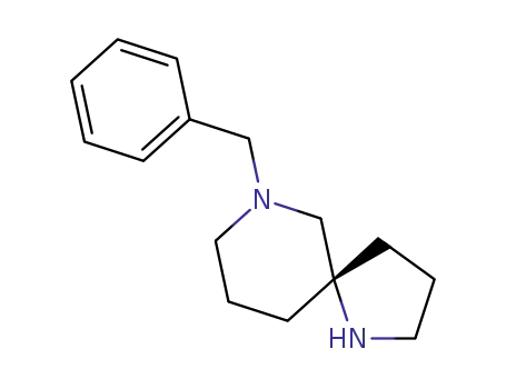 Molecular Structure of 1086395-20-1 (1,7-Diazaspiro[4.5]decane, 7-(phenylMethyl)-)