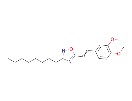 5-[2-(3,4-dimethoxy-phenyl)-vinyl]-3-octyl-[1,2,4]oxadiazole