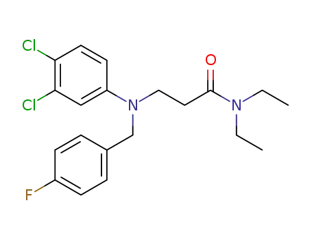 C<sub>20</sub>H<sub>23</sub>Cl<sub>2</sub>FN<sub>2</sub>O