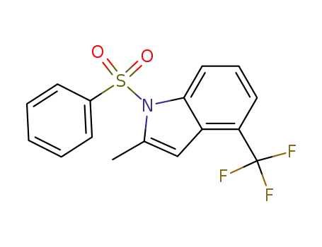 1-benzenesulfonyl-2-methyl-4-trifluoromethyl-1H-indole