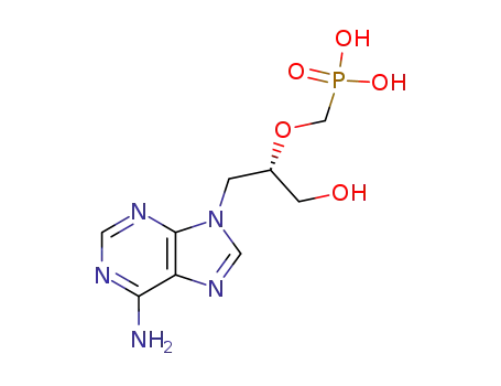 Molecular Structure of 92999-29-6 (9-(3-hydroxy-2-phosphonylmethoxypropyl)adenine)