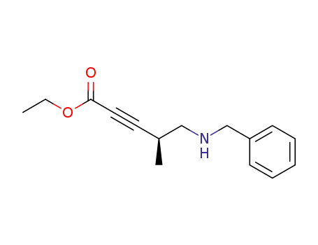 (S)-ethyl 5-(benzylamino)-4-methylpent-2-ynoate
