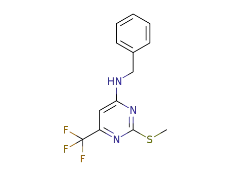 N-benzyl-2-(methylthio)-6-(trifluoromethyl)pyrimidin-4-amine