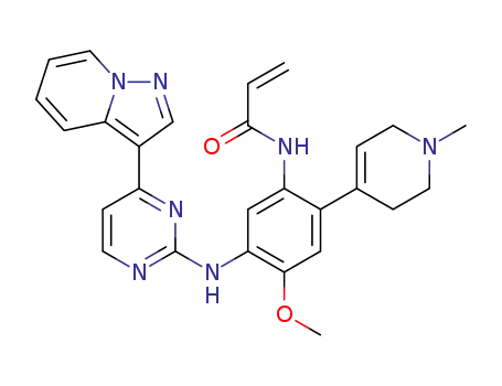C<sub>27</sub>H<sub>27</sub>N<sub>7</sub>O<sub>2</sub>